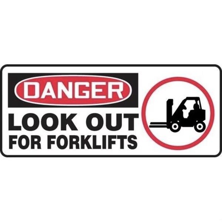 Accuform OSHA DANGER SAFETY SIGN LOOK OUT MVHR117VA MVHR117VA